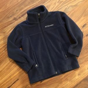 Boys 4-5 Navy Fleece zip-up